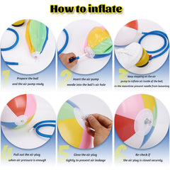 GRNVDWN durable PVC beach ball with soft touch for long-lasting use