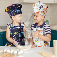 GROBRO7 animal alphabet pattern apron sparks creativity