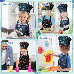 GROBRO7 bright dog-groomer pattern apron, sparks imagination during crafts.