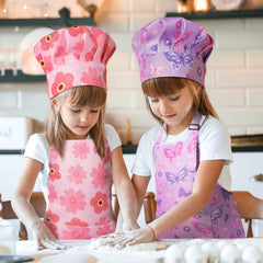 GROBRO7 floral butterfly pattern boosts imagination in kids’ kitchen play