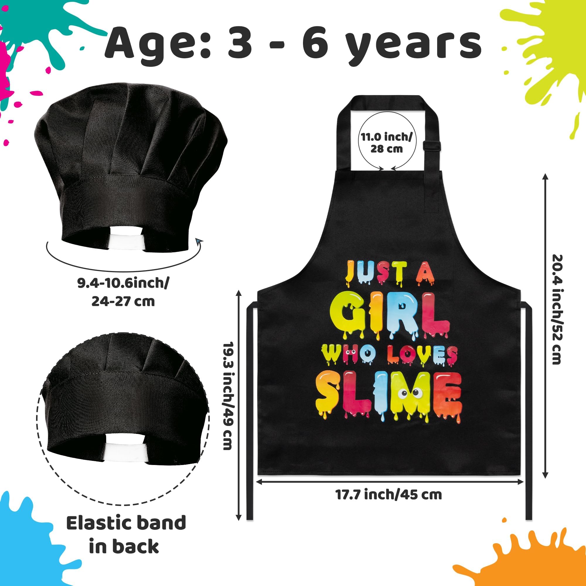 Adjustable neck strap on the GROBRO7 apron for a comfortable fit