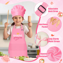 GROBRO7 apron with two front pockets keeps utensils within reach during creative sessions.