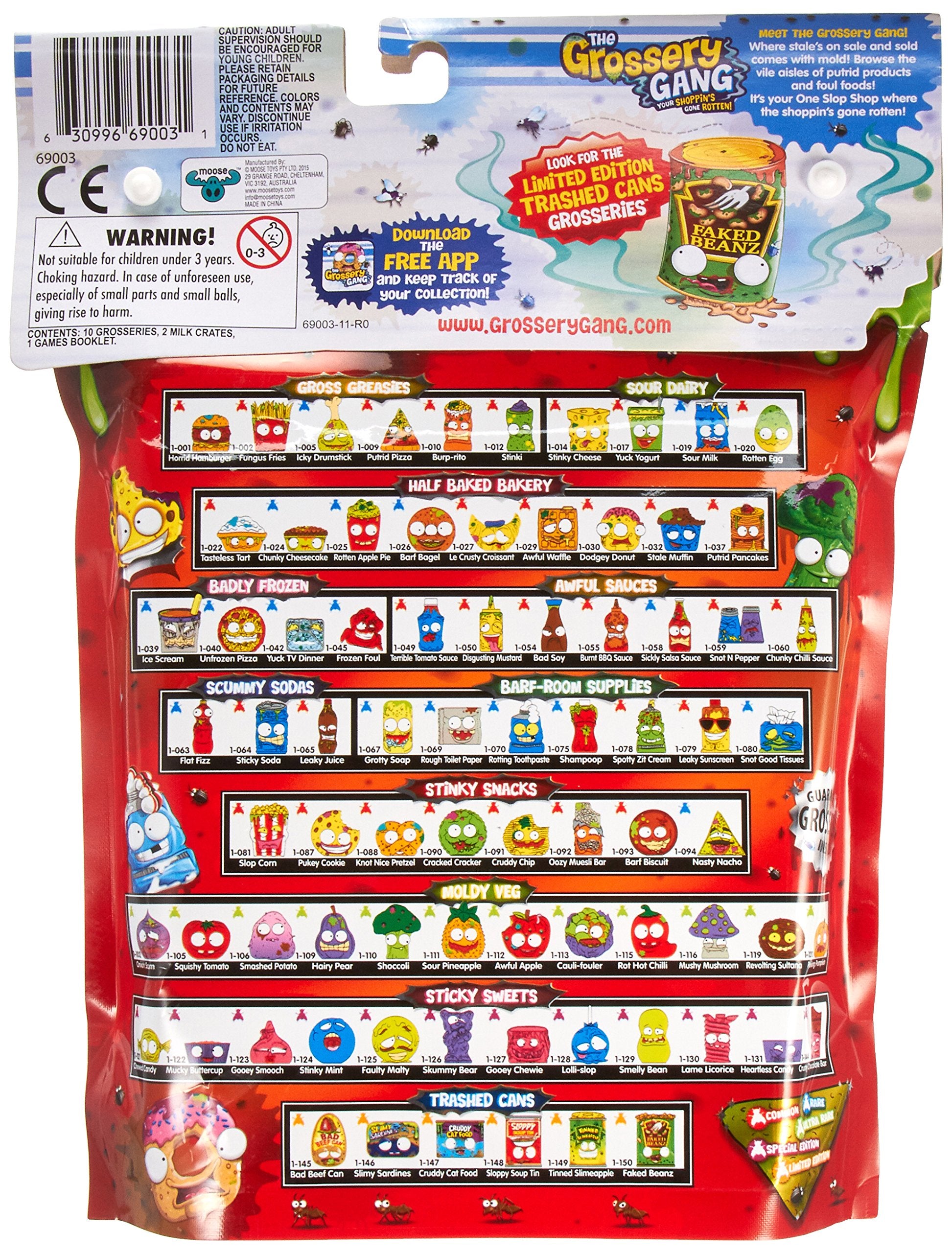 Grossery Gang figures close-up showing quirky characters to fuel imaginative play and trading