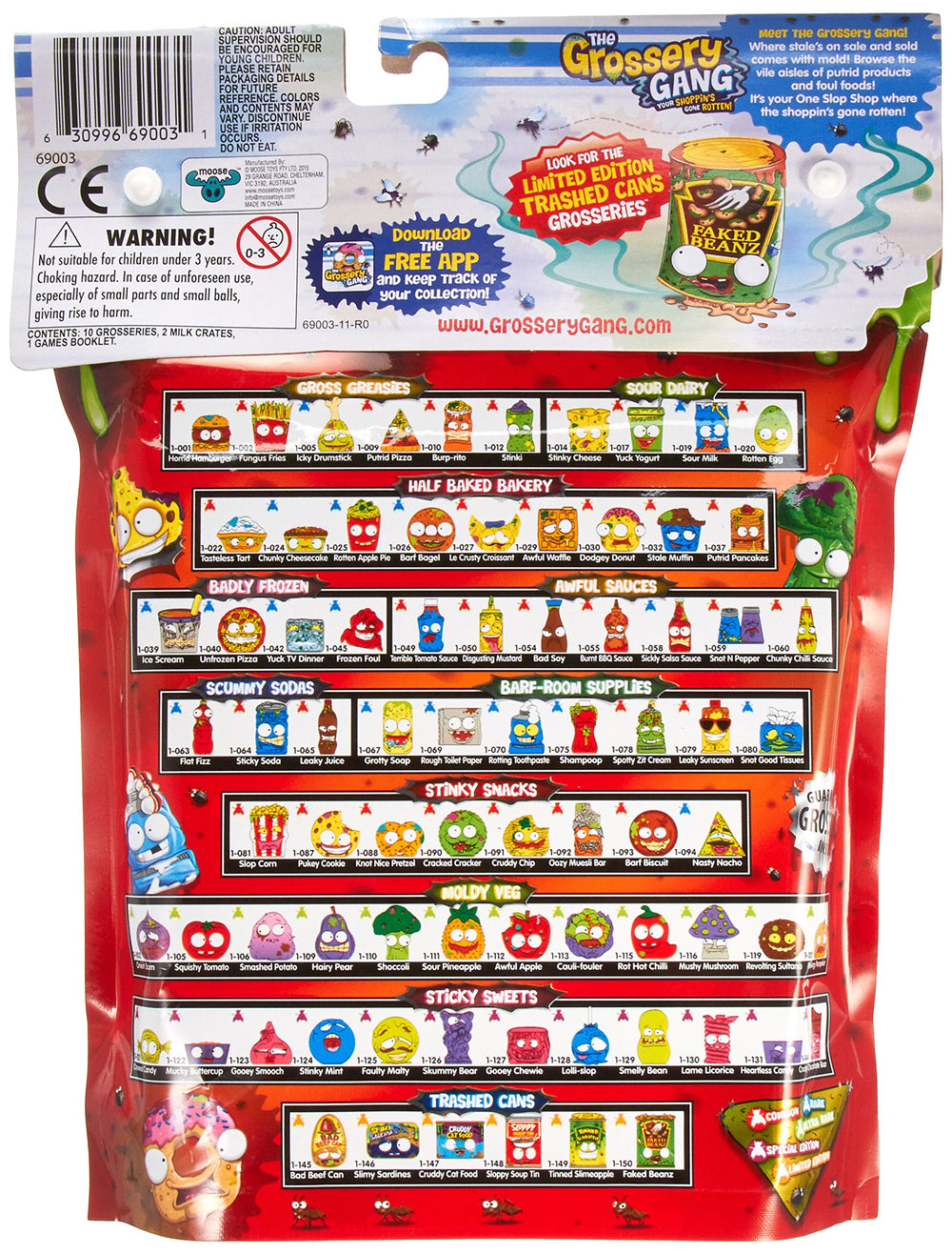 Grossery Gang figures close-up showing quirky characters to fuel imaginative play and trading
