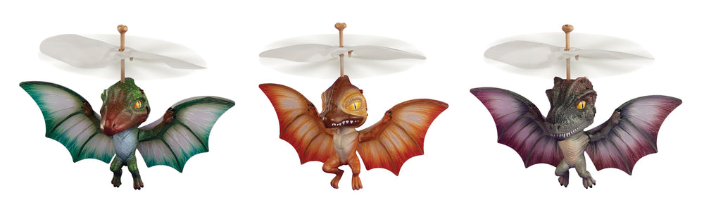 GrossMos Flying Dino green pilot-seat action supports guided aerial play.