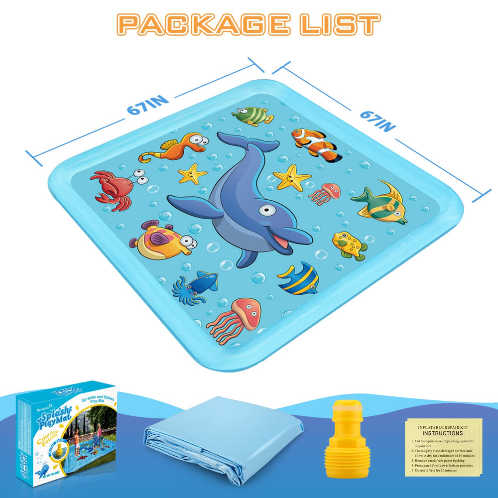 Growsland Splash Pad safe PVC material certified for durability and safety.
