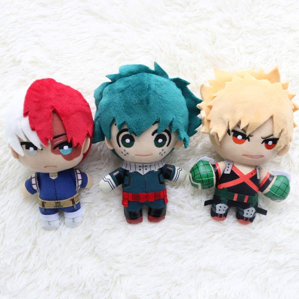 Groydbna MHA plushie with keychain attachment for bags.