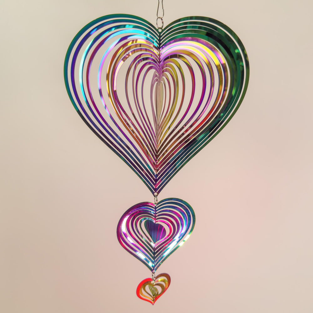 GRPWWT wind spinner mirror reflection brings changing colors to your garden