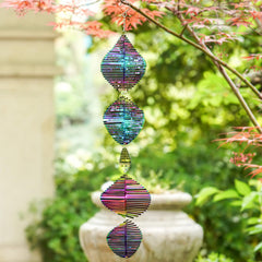 GRPWWT wind spinner 3D helix gradient rainbow, 24in adds dynamic color