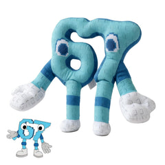 Grunlienus Brainrot Plush 67 front view for display and collection
