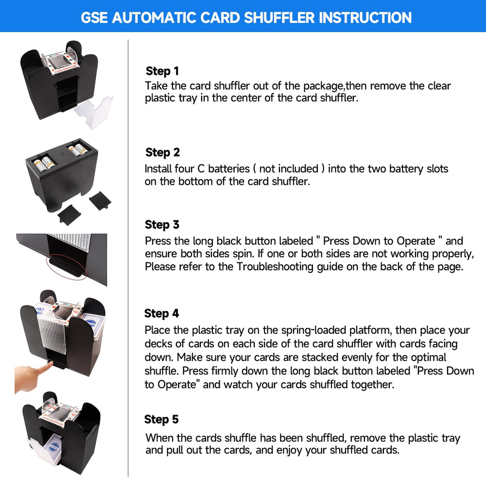 GSE shuffler handling six decks for busy poker sessions