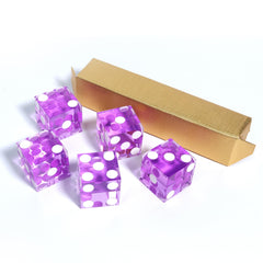 GSE AAA grade 19mm pro Vegas casino dice set in action for craps and RPG sessions.