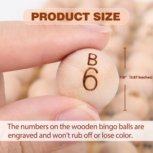 GSE bingo balls show engraved numbers for clear game calls