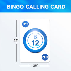 GSE bingo calling cards 75-number set for classic gameplay