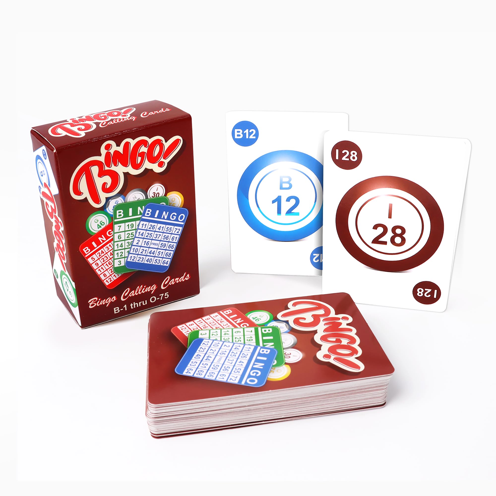 GSE bingo calling cards premium deck with bold, readable numbers for quick setup