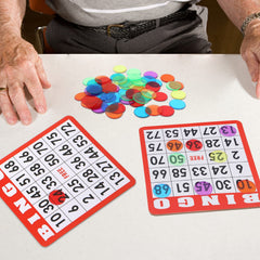 GSE Bingo Chips held in hand aid precise marking.