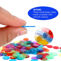 GSE Bingo Chips smooth edges prevent snags during play.
