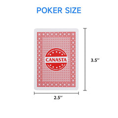 GSE Canasta includes Canasta and Hand & Foot rulebooks