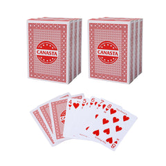 GSE Canasta six-decks red pack ready for quick setup during family game night