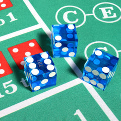 GSE dice set perfect for craps, poker dice, Yahtzee and RPGs.