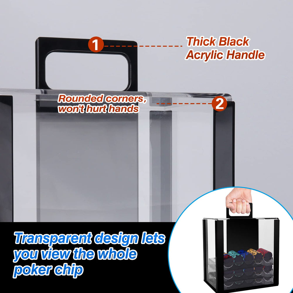 GSE casino-grade poker chip holder enhances home game setups