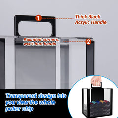 GSE casino-grade poker chip holder enhances home game setups