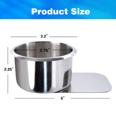 GSE drop-in cup holder mounted on a poker table for spills prevention.