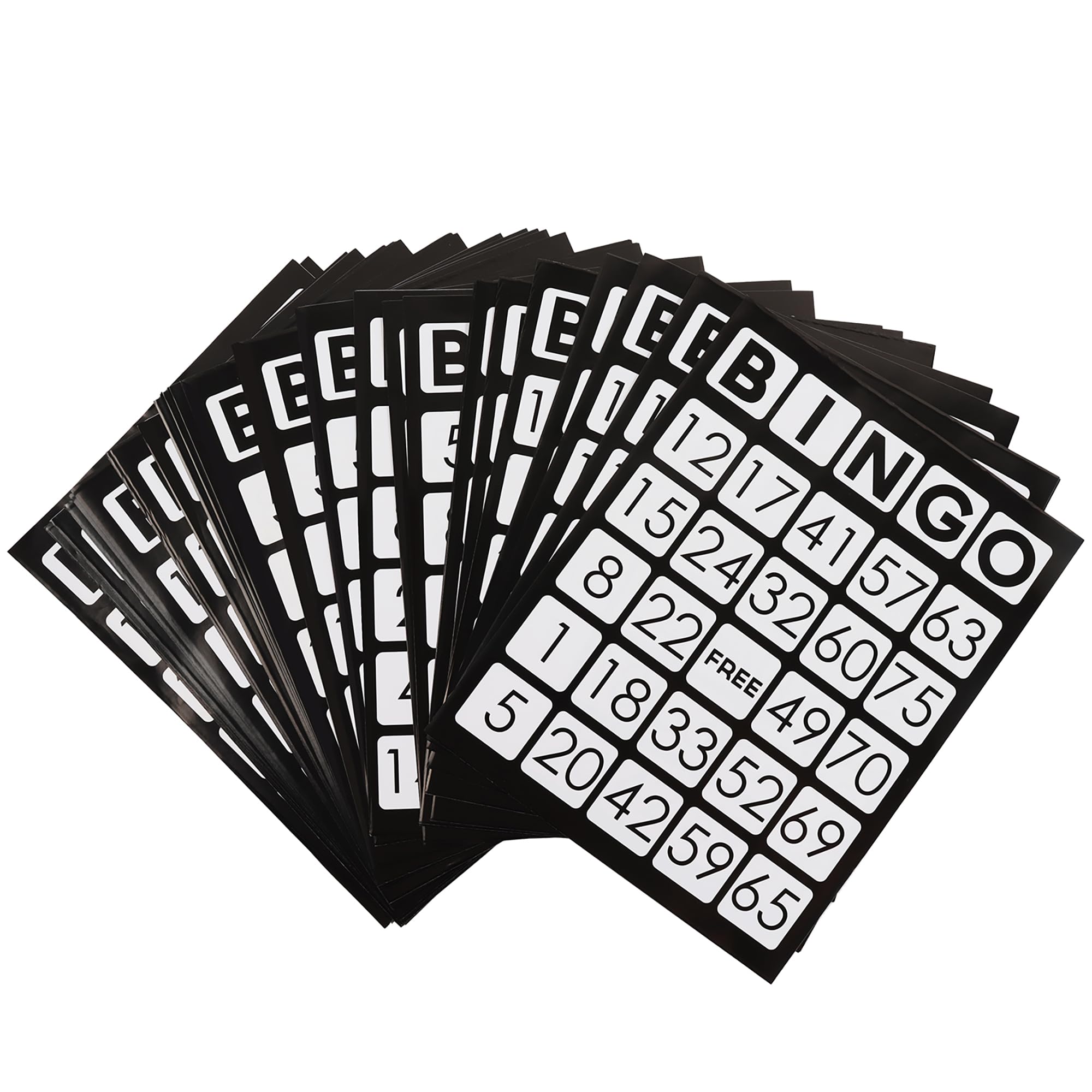 GSE jumbo bingo card 11x8 with readable numbers for all ages