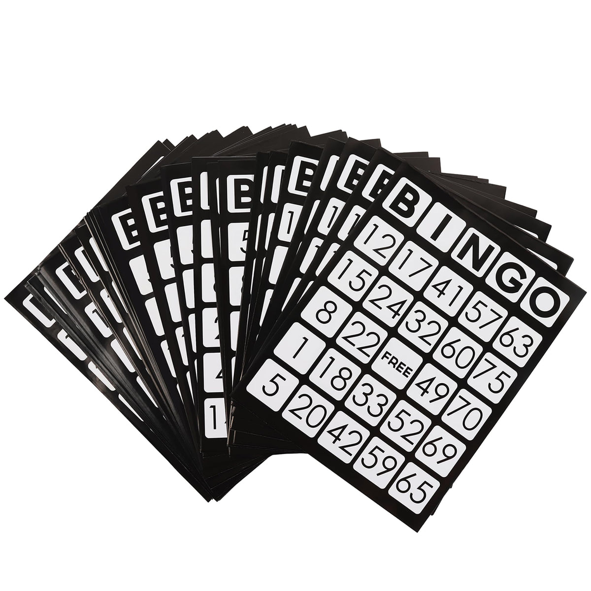 GSE jumbo bingo card 11x8 with readable numbers for all ages