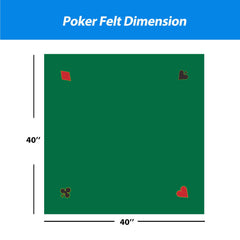 GSE 40x40 layout mat, 1/8-inch thick, protects your table.