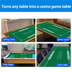 GSE portable roll-up poker mat for quick setup on any surface