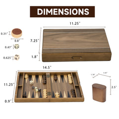 GSE 15 white and 15 coffee magnetic pieces for versatile play.