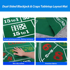 GSE two-sided layout with rules visible for quick reference