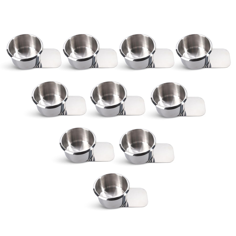 GSE stainless steel cup holder with 3.2 inch outer diameter fits standard bottles.