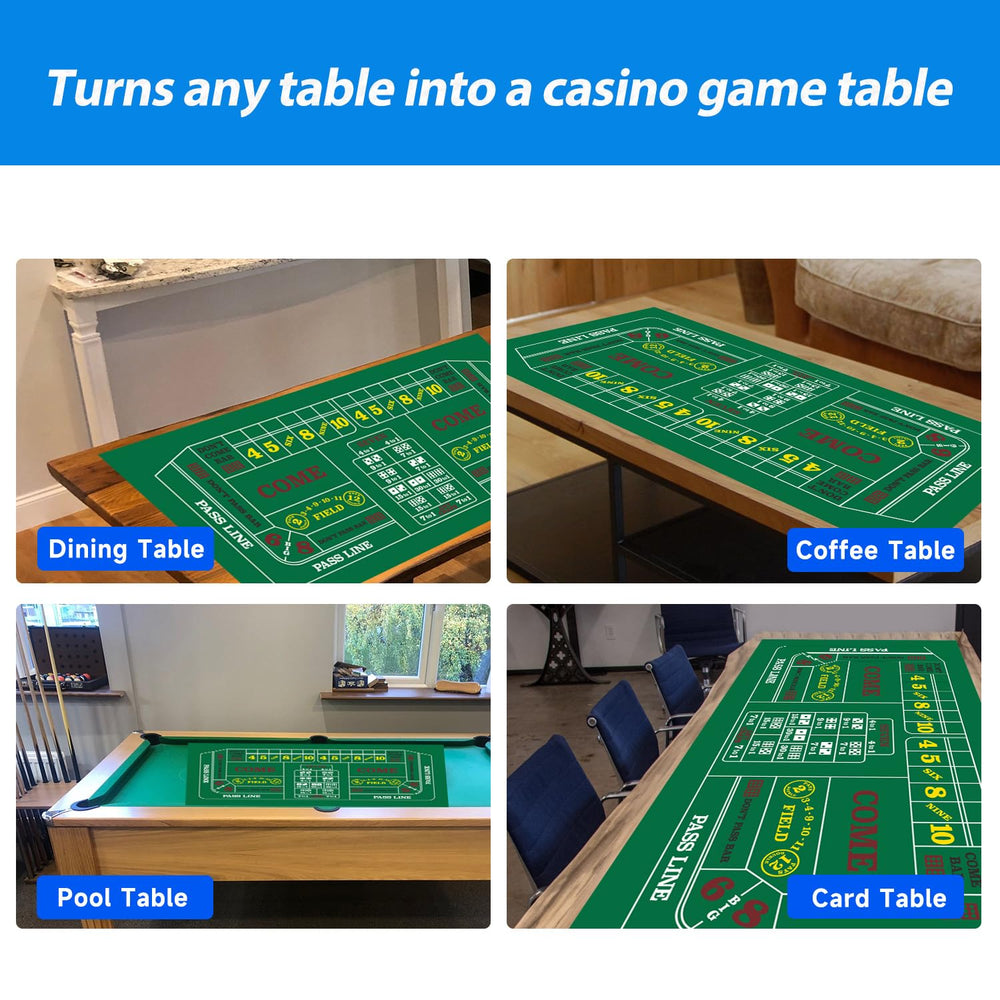 GSE blackjack-craps charts on one side for easy strategy checking
