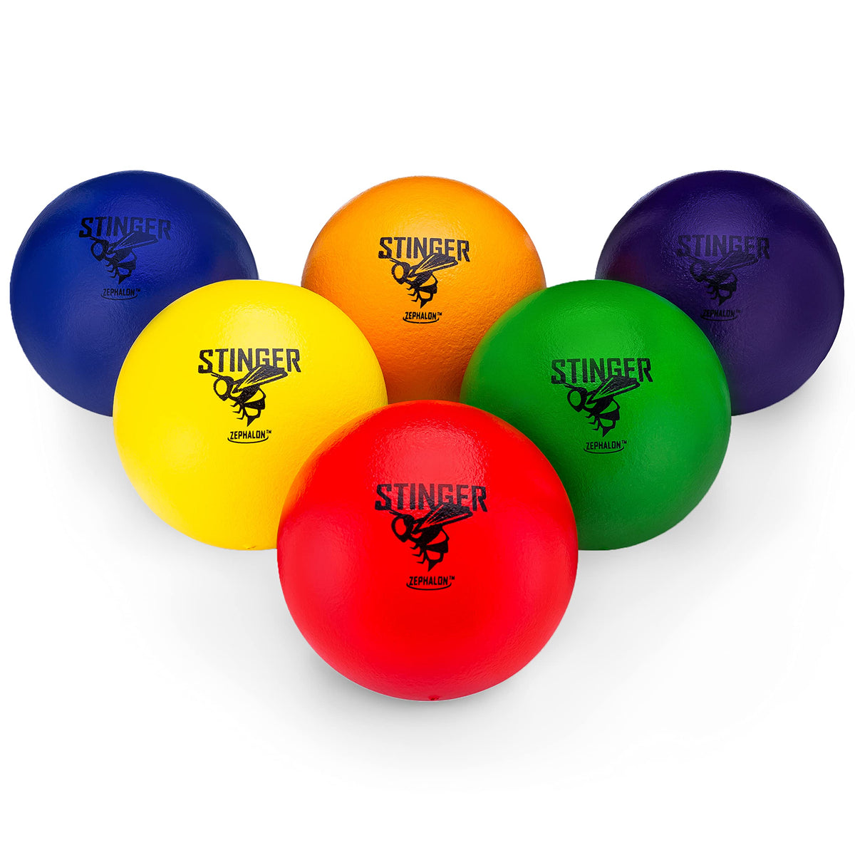 GSM Brands dodgeballs with foam outer skin for safe indoor and outdoor play.