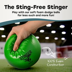 GSM Brands dodgeballs feature soft skin for friendly, bounce-friendly play.