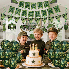 GSYUNZYKJ army balloons camo add festive color and durable party atmosphere.