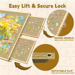 GT GETCO TECH eco-friendly wood offers durable, safe construction for everyday puzzling