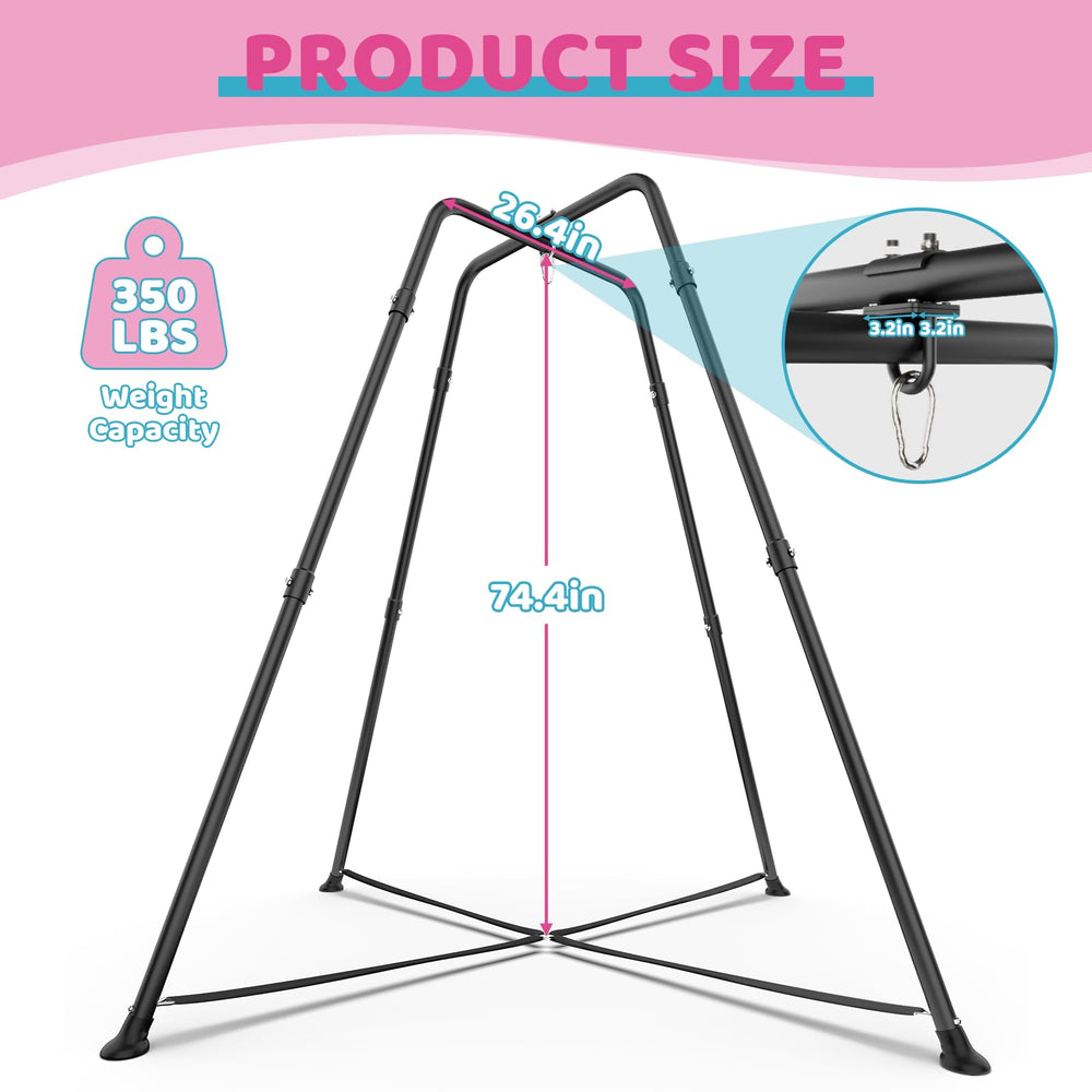G TALECO GEAR swing set offers versatile indoor outdoor use