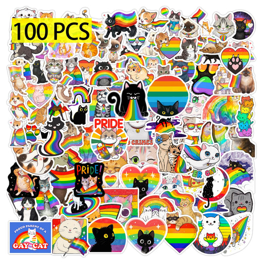 GTOTd LGBTQ rainbow laptop sticker adds personal flair and pride to your device