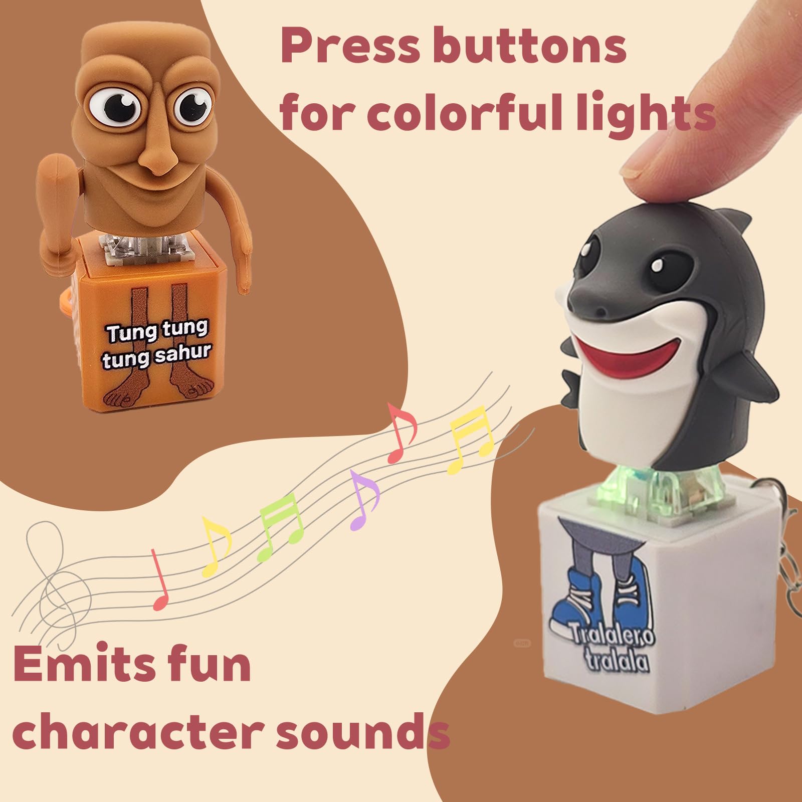 Gtzzot LED light keychain offers colorful pulses for quick focus