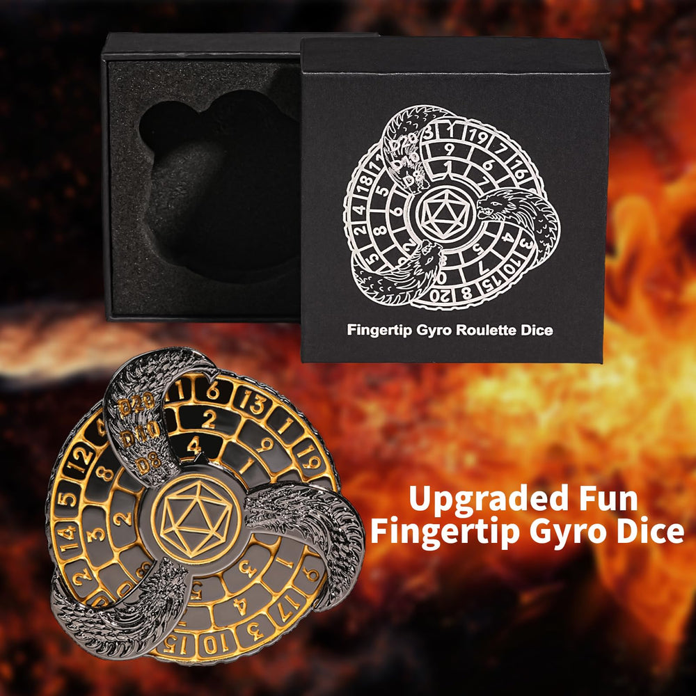 GU BEI TE D20 dice image showcases the precision spin and polyhedral forms