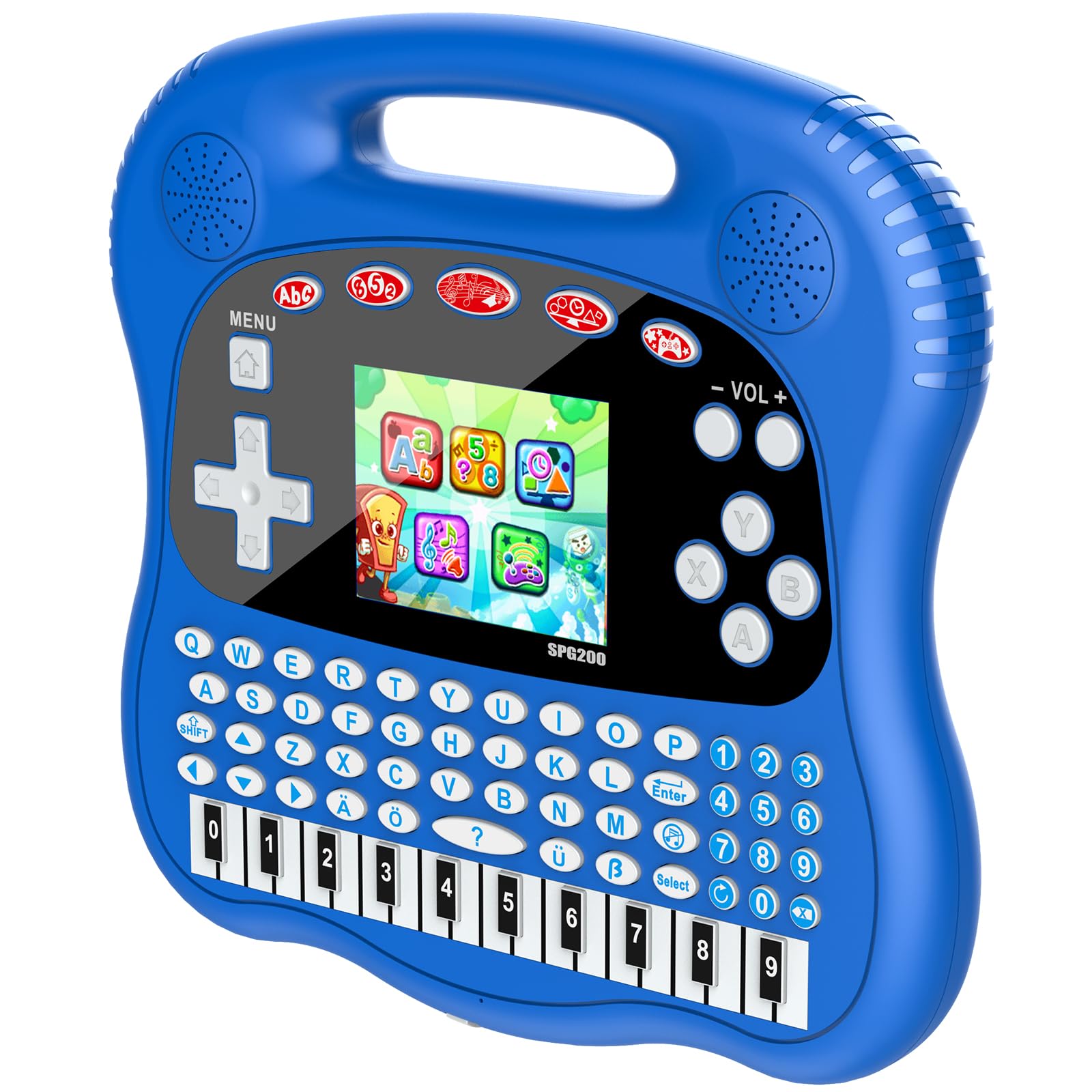 GuaiyeyeAP kids learning tablet with a 3-inch HD screen for bright, engaging visuals.