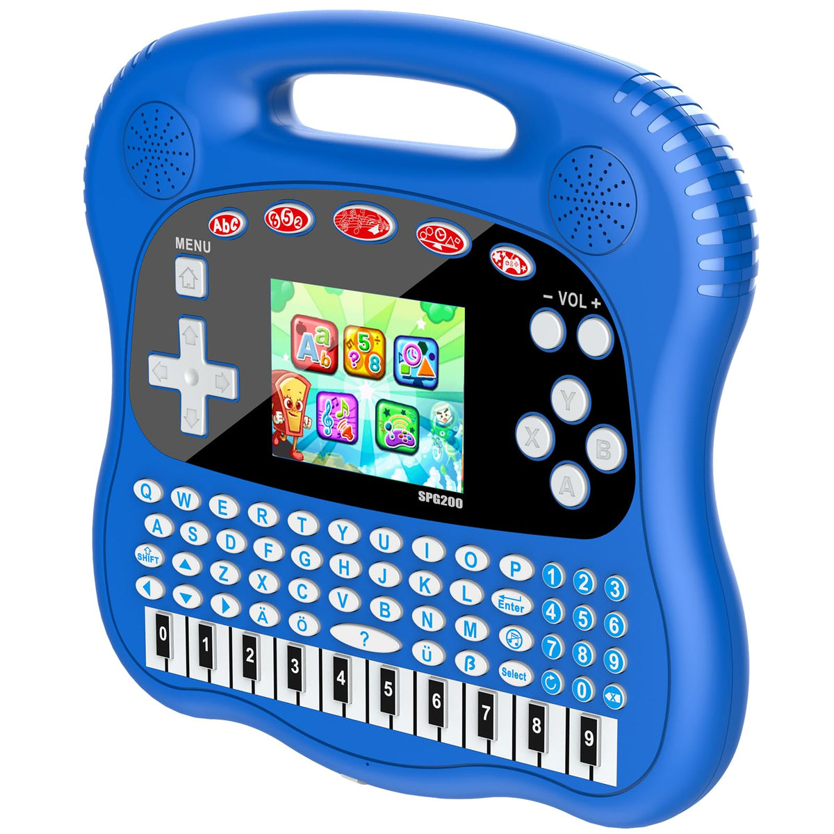 GuaiyeyeAP kids learning tablet with a 3-inch HD screen for bright, engaging visuals.