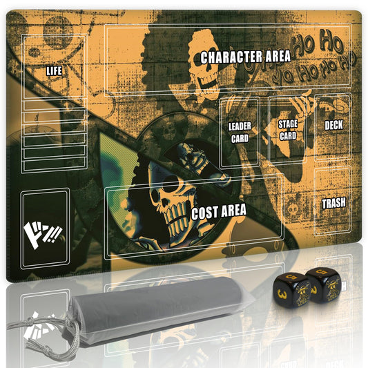 GuarditechProX playmat with vibrant One Piece design for immersive battles and smooth card play.