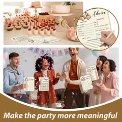 Guawubiang Winnie baby shower cards set enhances party atmosphere