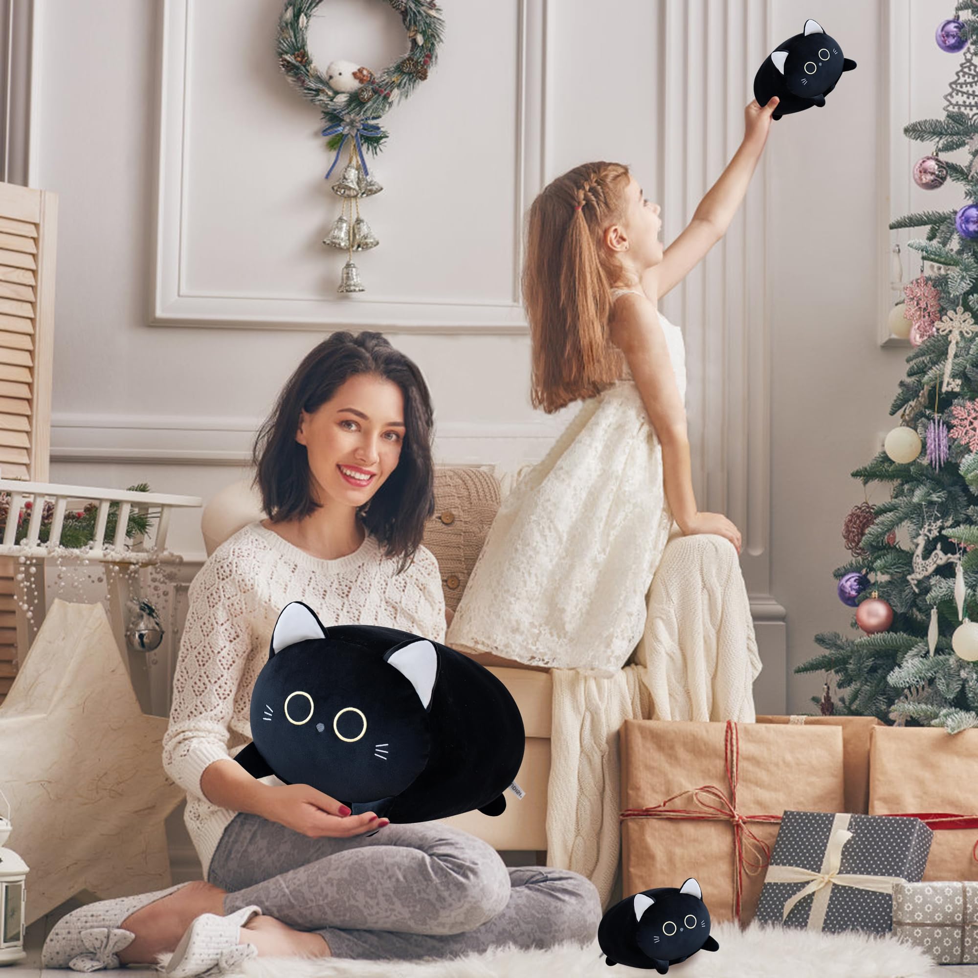 Gudisi whimsical cat plush encourages imaginative play and comforting routines.