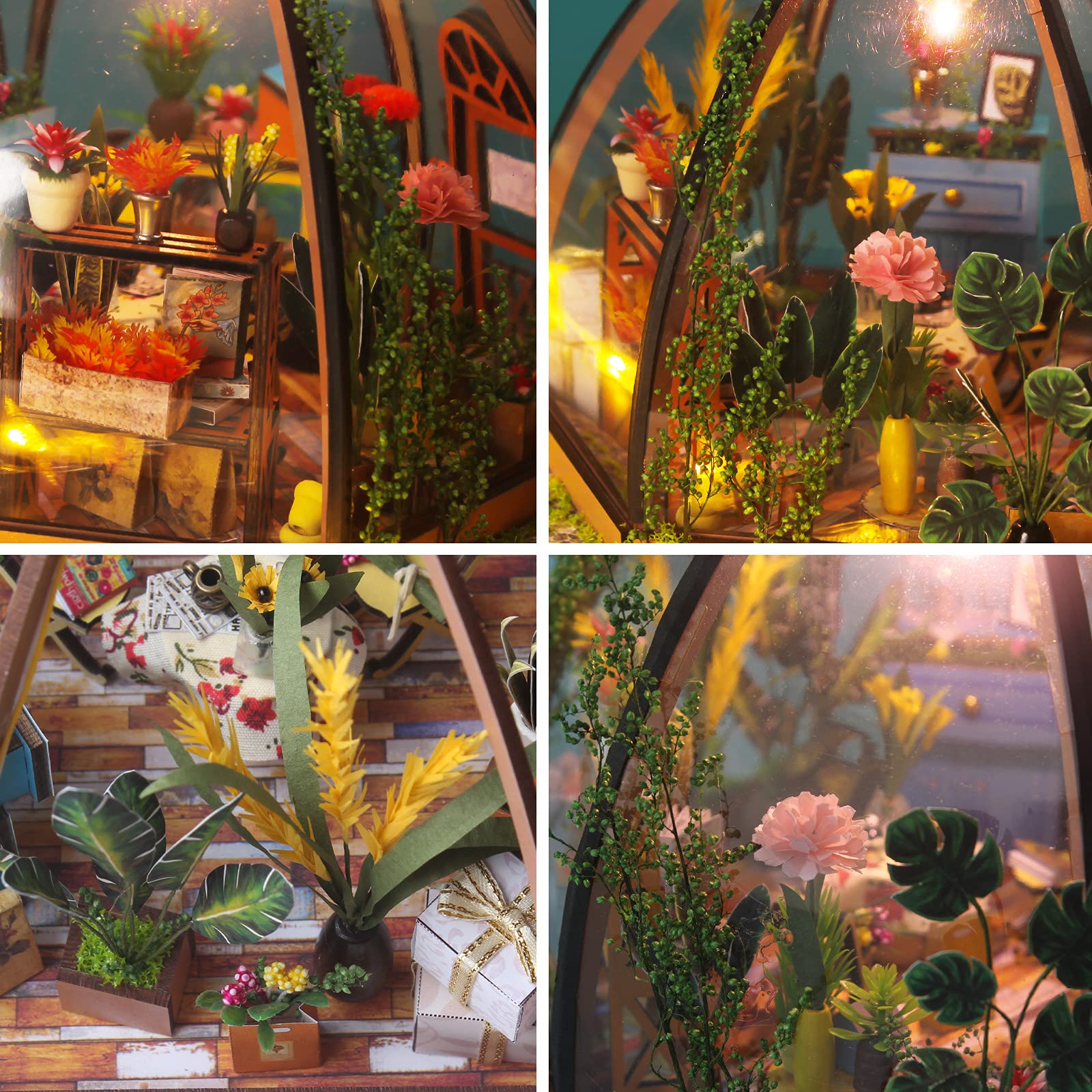GuDoQi green flower shop materials pack enables detailed model building.