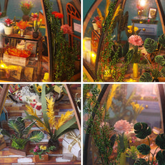 GuDoQi green flower shop materials pack enables detailed model building.